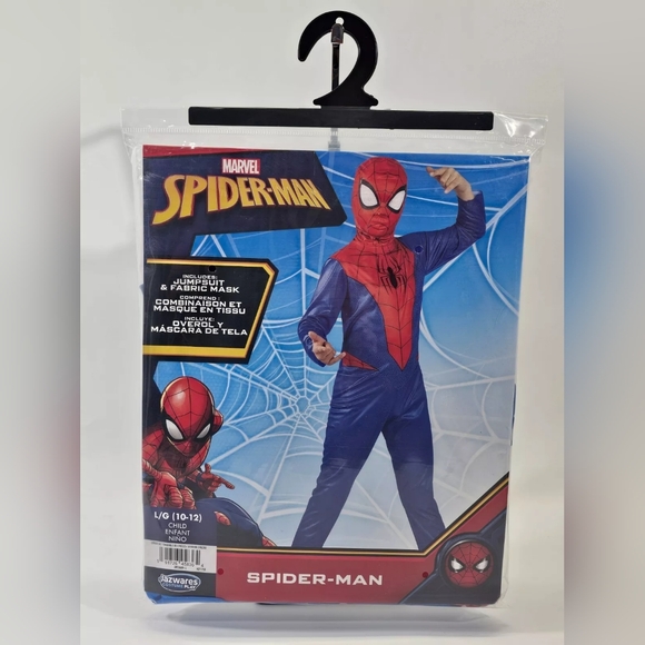 Halloween Costume Pretend Play Dress Up Spider-man Spiderman Outfit‎ szs 6 to 12 - Picture 2 of 6